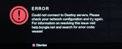 2 - [100% SOLVED] How to Fix Destiny 2 Error Code Weasel : Step by Step