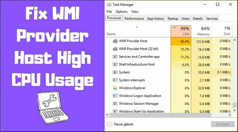 wmi provider host - WMI Provider Host : How to Fix WMI Provider Host High CPU Usage Problem